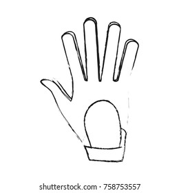 Golf leather glove
