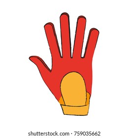 Golf leather glove