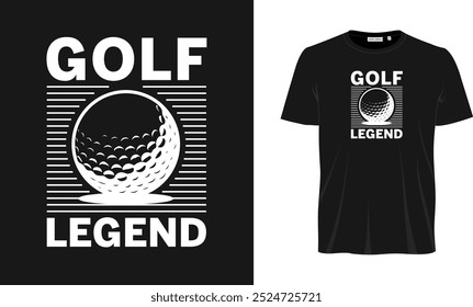 Golf legend T shirt design