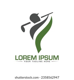 Golf letter logo design creative logo design golf unique logo design