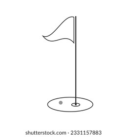Golf Line Art, Golf  Vector, Golf  illustration, Sports Vector, Sports Line Art, Line Art