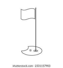 Golf Line Art, Golf  Vector, Golf  illustration, Sports Vector, Sports Line Art, Line Art