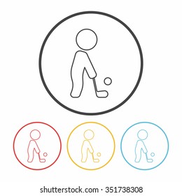 golf line icon