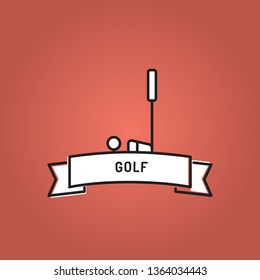 GOLF LINE ICON SET