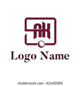 Golf Logo AK