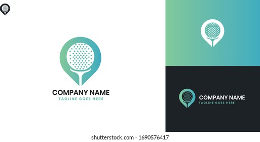 Golf Logo - All elements on this template are editable with vector software