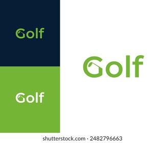 Logo de Golf. Ilustración de diseño de logotipo de club de golf. Diseño de logo de golf inspirado.