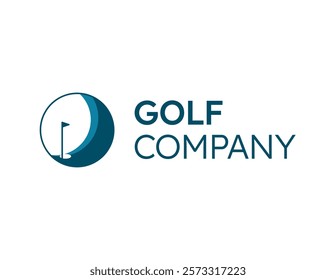 Golf logo company vector template