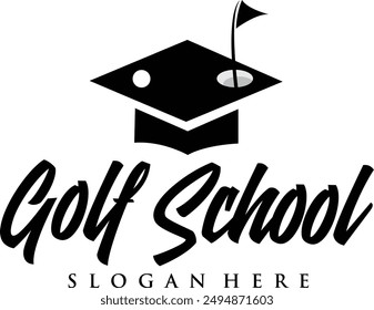 golf logo design with editable logo design