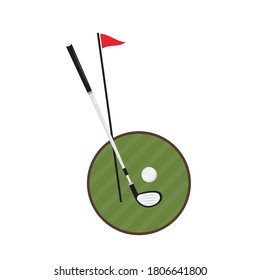 Golf logo design. Golf poster design. Golf vector.
