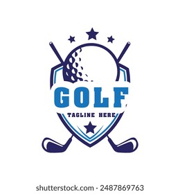 Golf logo design, sport logo design