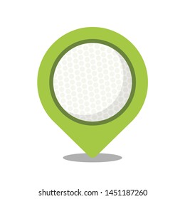 Golf logo design. symbol. location symbol.