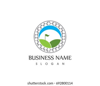 Golf Logo Design Template
