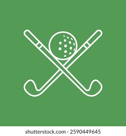 Golf logo design template vector.