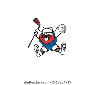 Golf logo design vector logo elements