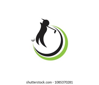 Golf logo design vector illustration