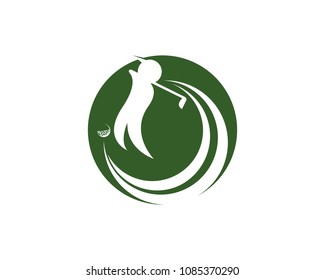 Golf logo design vector illustration