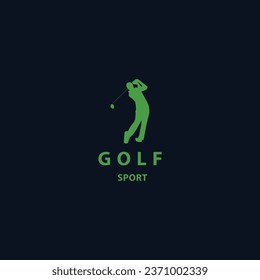 golf logo design vector  template 