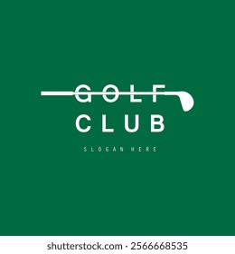 Golf logo design vector template, Vector label of golf, Logo of golf championship, golf flag logo illustration, Creative icon, design concept