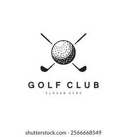 Golf logo design vector template, Vector label of golf, Logo of golf championship, golf flag logo illustration, Creative icon, design concept