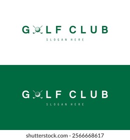 Golf logo design vector template, Vector label of golf, Logo of golf championship, golf flag logo illustration, Creative icon, design concept