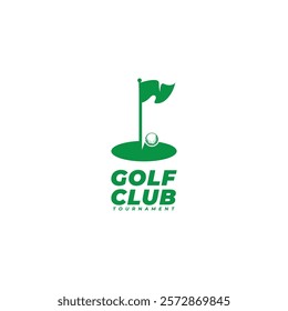 Golf logo design vector template, Vector label of golf, Logo of golf championship, illustration, Creative icon, design concept