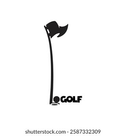 Golf logo design vector template, Logo of golf championship illustration, Creative icon, design concept