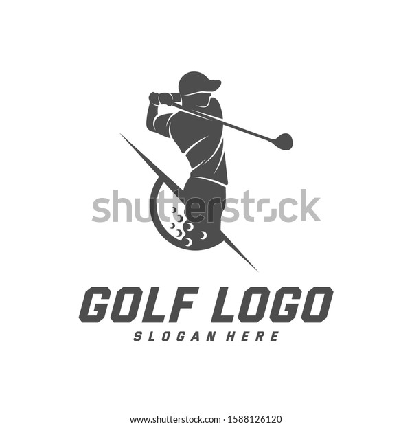 Golf Logo Design Vector Template Vector Stock Vector (royalty Free 