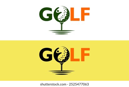 Golf Logo Designs, Golf Sport Silhouette Logo Design Template