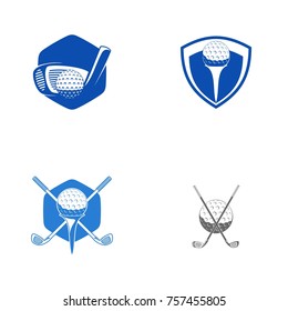 Golf logo element bundle