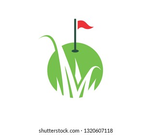 Golf Logo Flag