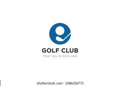 golf logo, icon and badge vector illustration design template