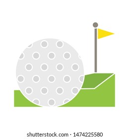 Golf Logo icon. flat illustration of Golf Logo vector icon. Golf Logo sign symbol