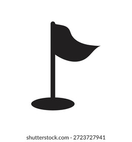 ícone de logotipo do golf ilustração plana