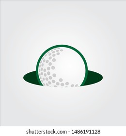 golf logo icon template vector