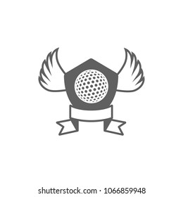Golf logo icon in trendy flat style isolated on white background. Symbol for your web site design, logo, app, UI. Vector illustration, EPS