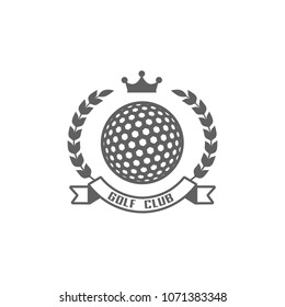 Golf logo icon in trendy flat style isolated on white background. Symbol for your web site design, logo, app, UI. Vector illustration, EPS