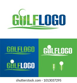 Golf Logo and Icon - Vector Illustration