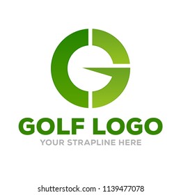 Golf logo icon vector template