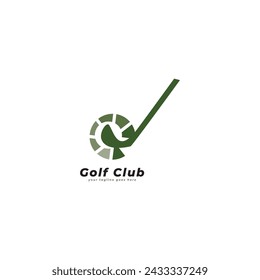 golf logo icon vector template