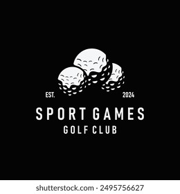 Golf logo illustration design golfer tournament golf game team club sport template symbol