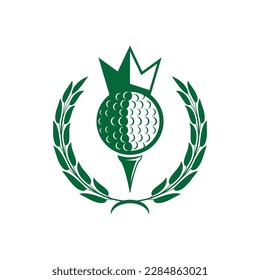 Golf logo images illustration design