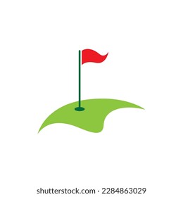 Golf logo images illustration design