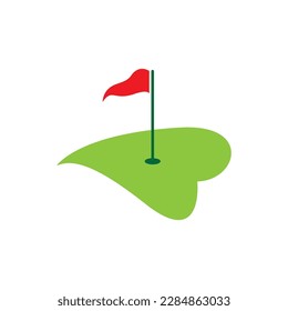 Golf logo images illustration design