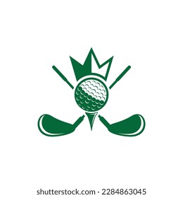 Golf logo images illustration design