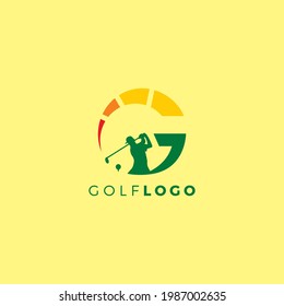 Golf Logo Simple Letter G