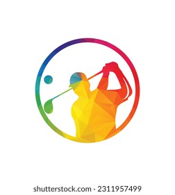 rodar de swing de logo de golf para club de golf 