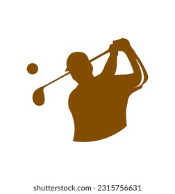 golf logo swing shoot use for golf club 