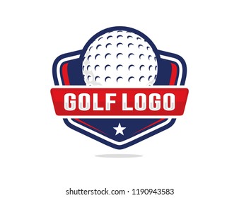 Golf logo template