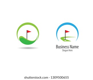 Golf Field Circle Stock Vector (Royalty Free) 380525200 | Shutterstock